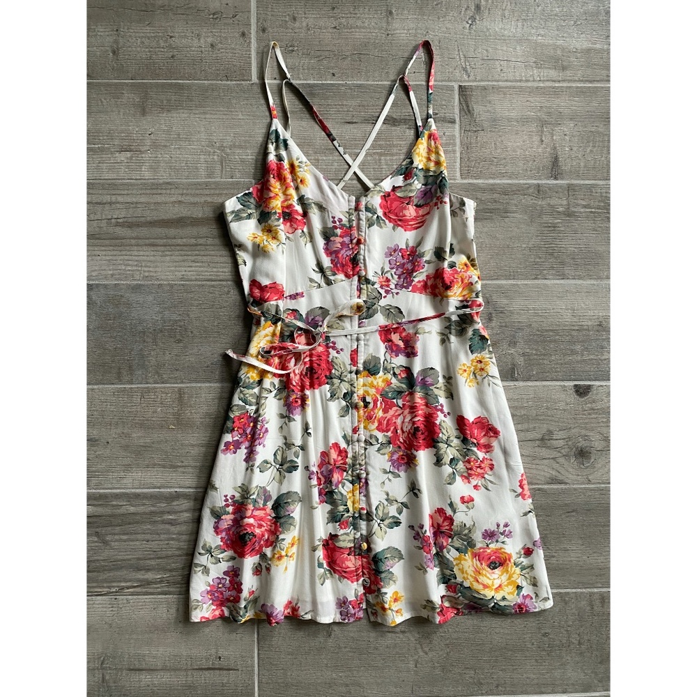 Abercrombie & Fitch Floral Sundress Mini Dress